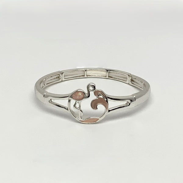 Flamingo Design Stretch Bracelet
