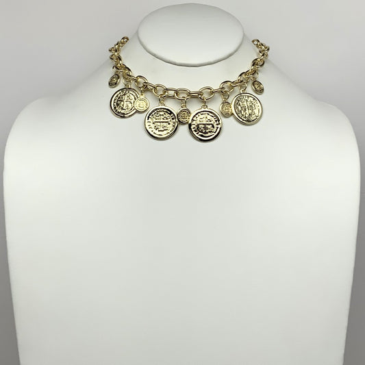 Coin Charms Necklace