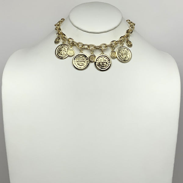 Coin Charms Necklace