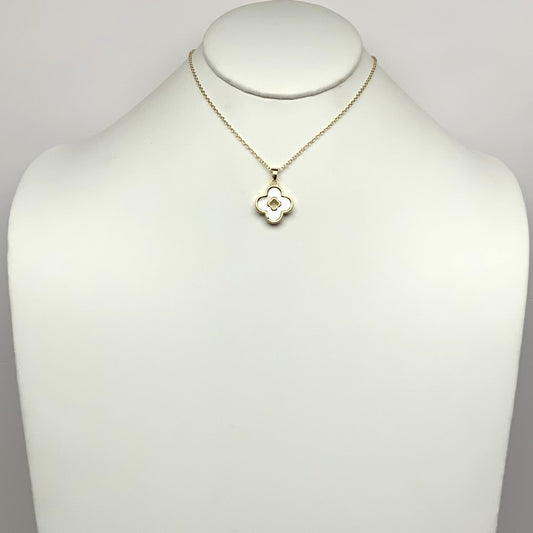 Clover Charm Pendant Necklace
