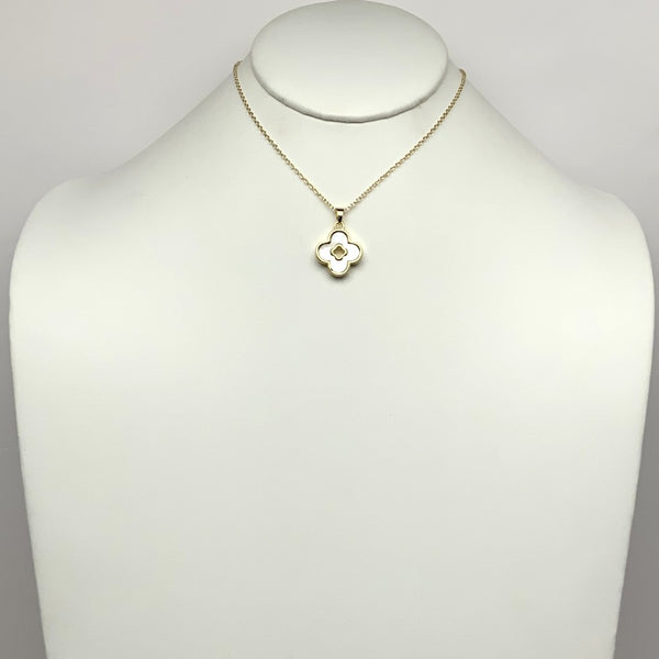 Clover Charm Pendant Necklace