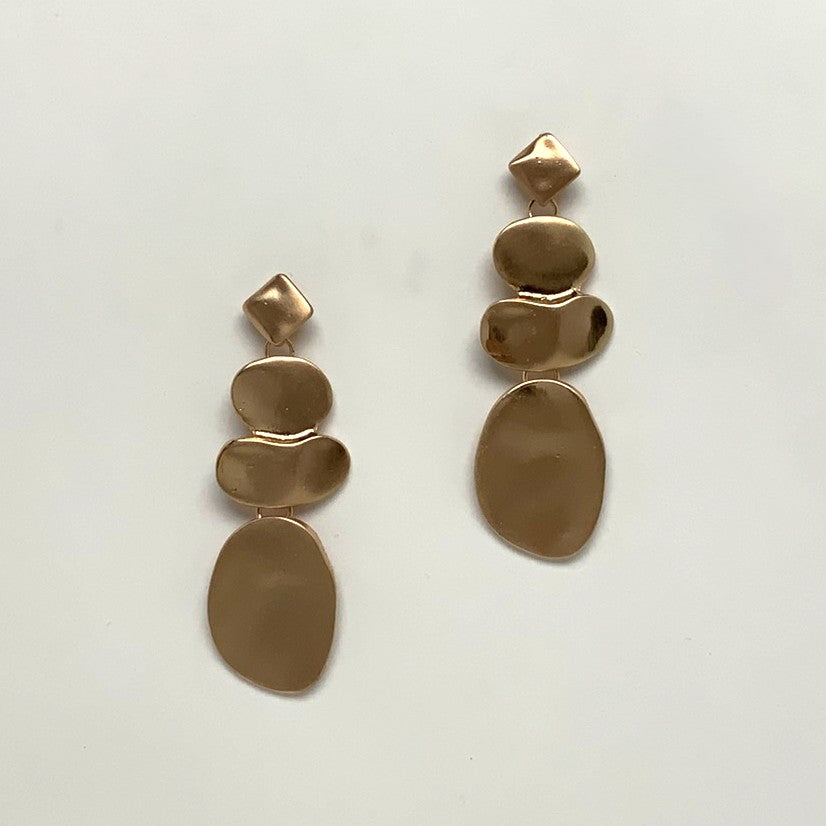 Droplet Design Dangle Earrings