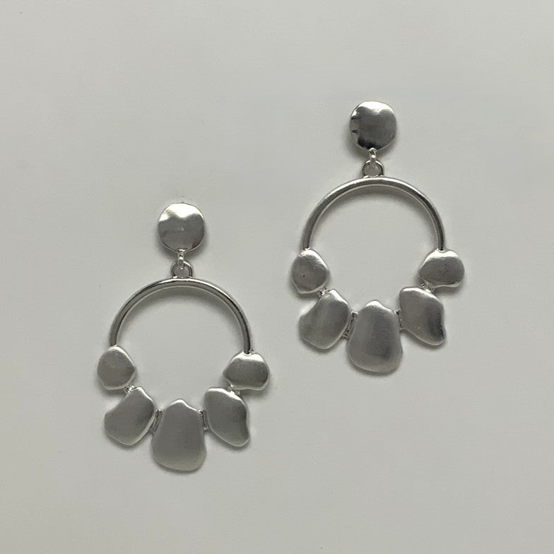 Drop Hoop Earrings