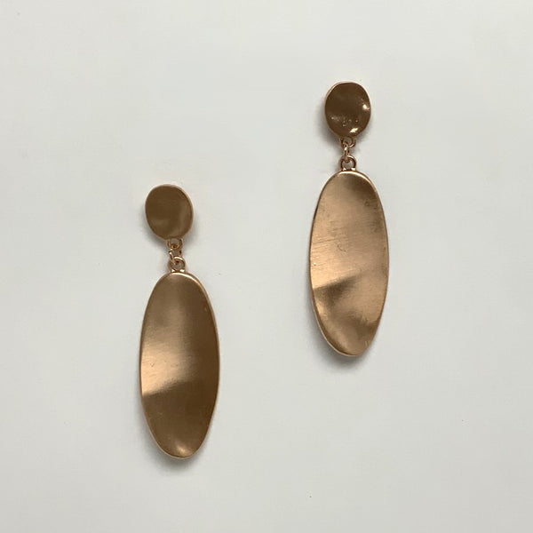 Oval Drop Earrings