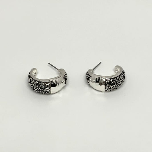 Intricate Hoop Earrings
