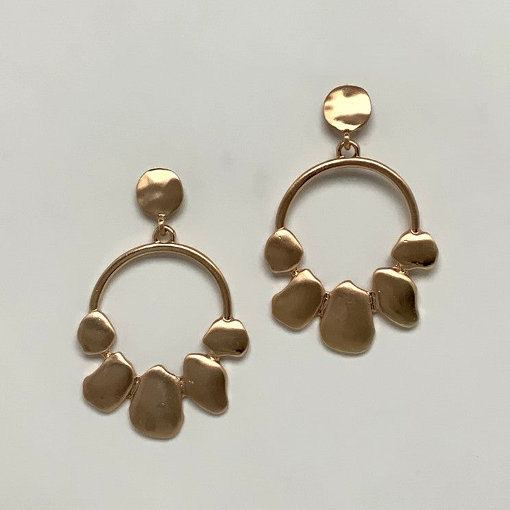 Drop Hoop Earrings