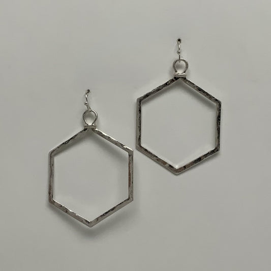 Hexagon Shaped Earrings