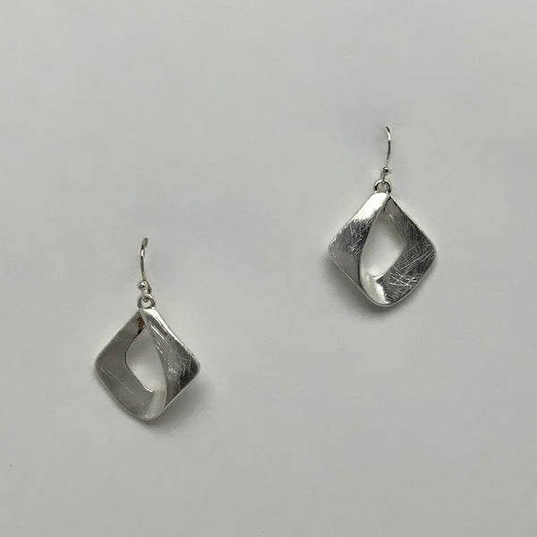 Diamond Shape Drop Earrings