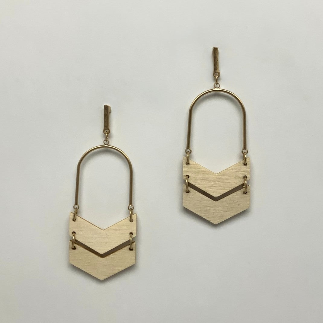 Geometric Arch Drop Earrings