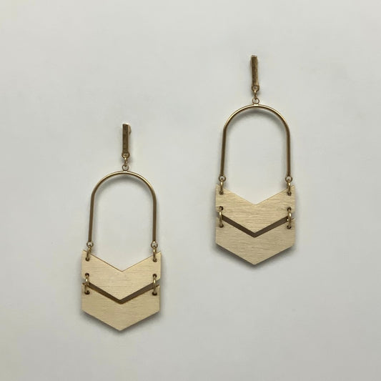 Geometric Arch Drop Earrings