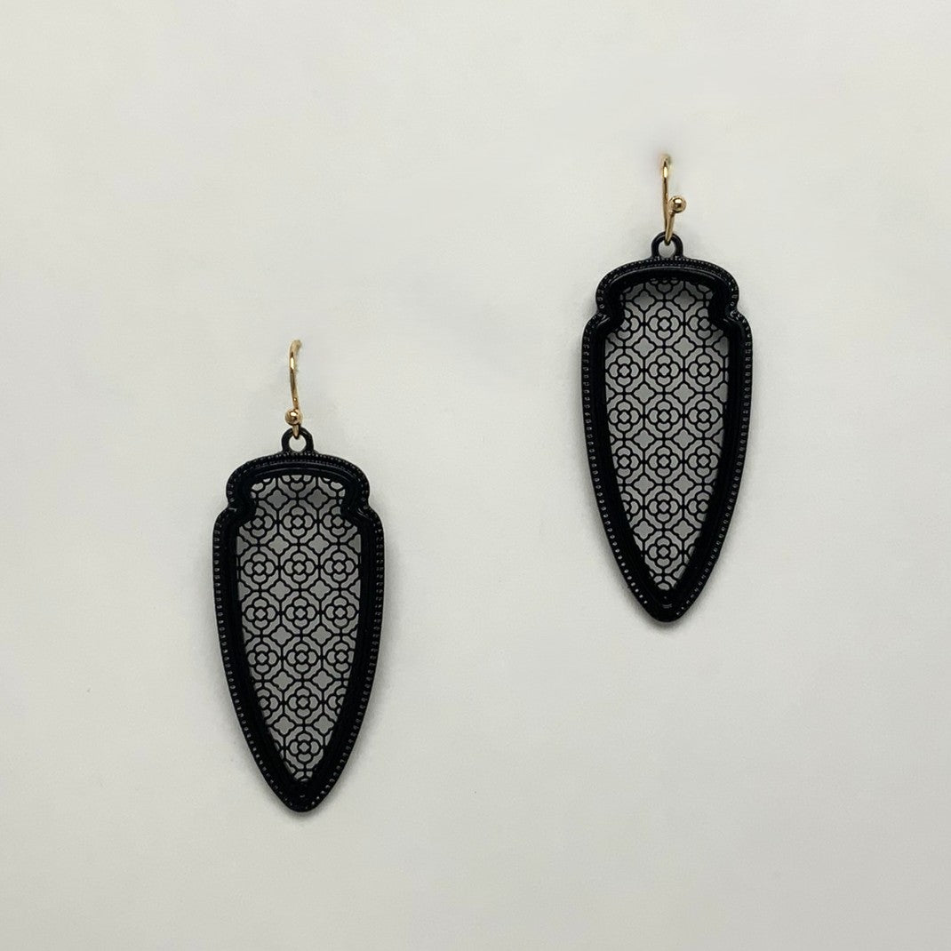 Filigree Teardrop Earrings