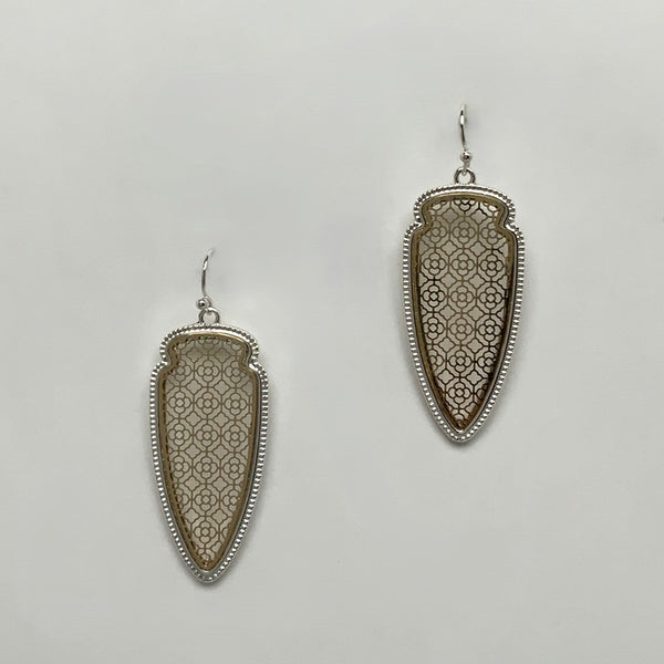 Filigree Teardrop Earrings