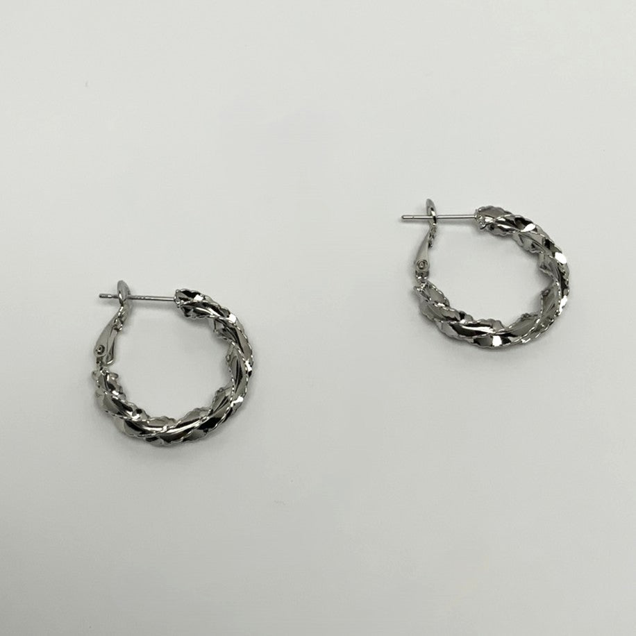 Twist Design Dainty Earrings