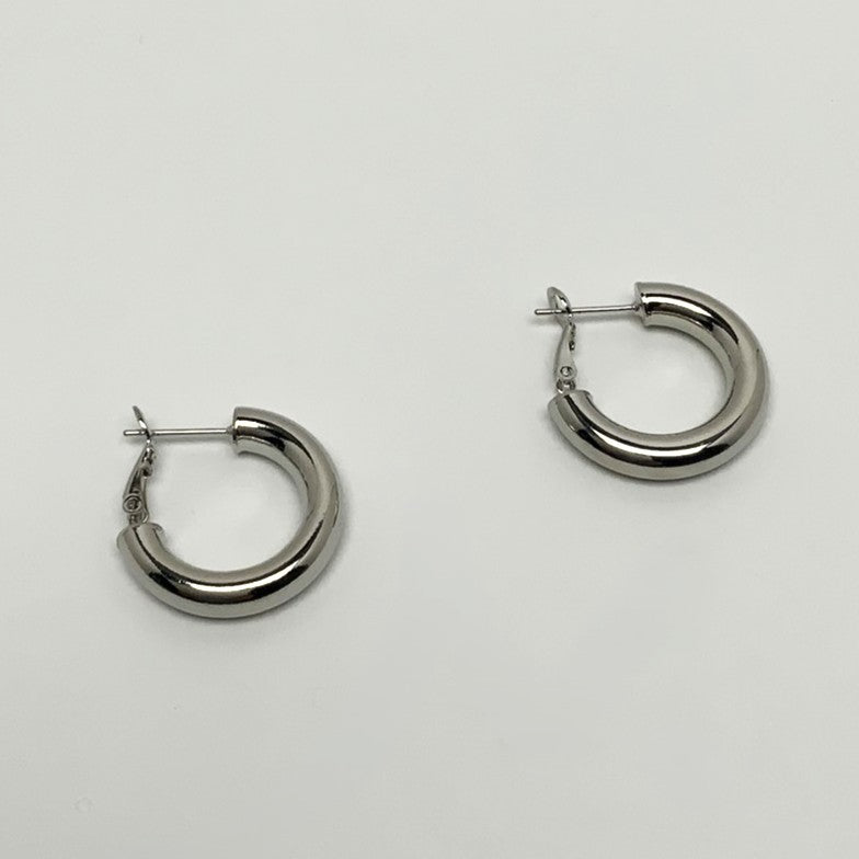 Round Hoop Earrings