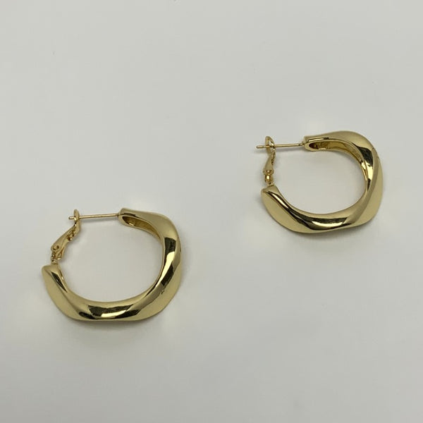 Twisted Chunky Hoop Earrings