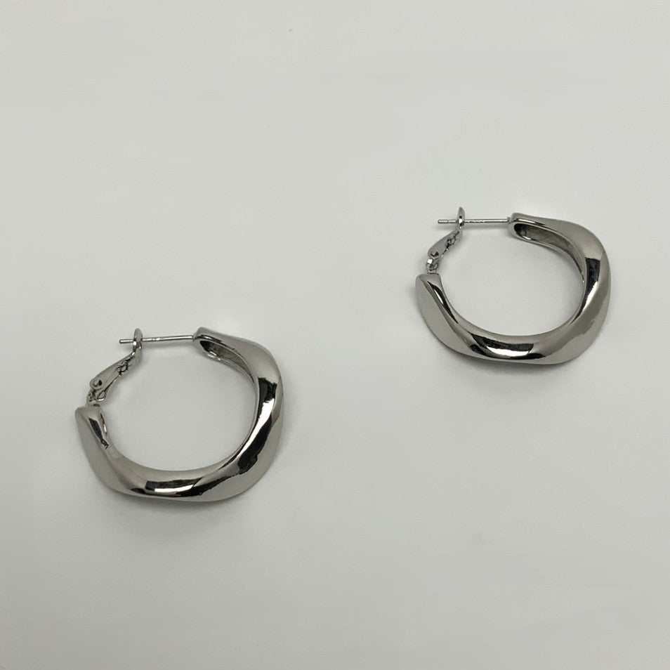 Twisted Chunky Hoop Earrings