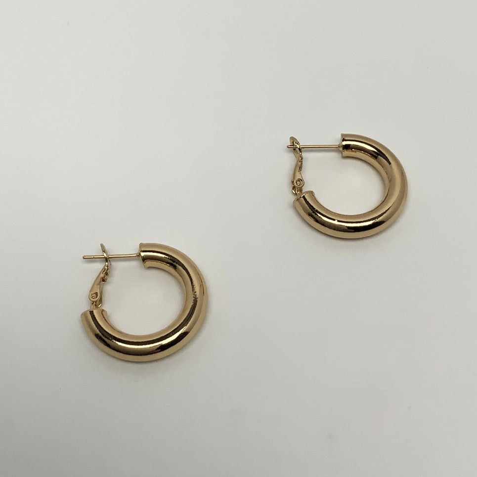 Round Hoop Earrings