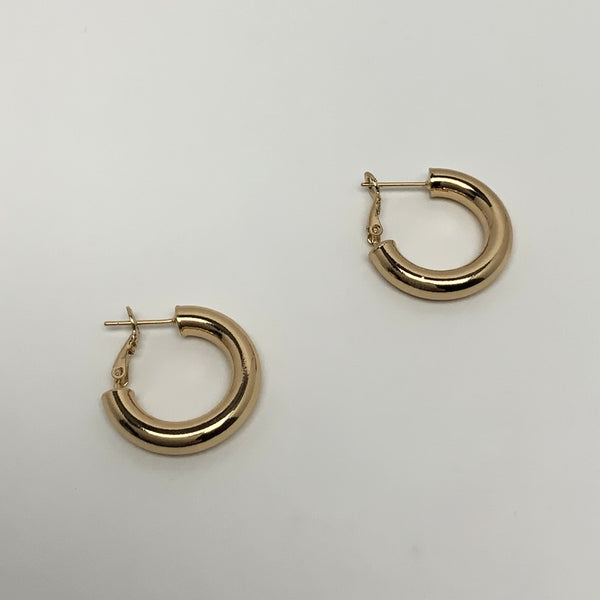 Round Hoop Earrings