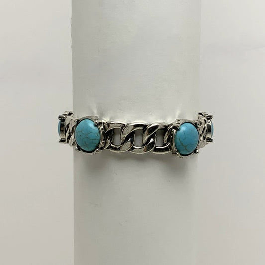 Chunky Chain Western Stretch Bracelet