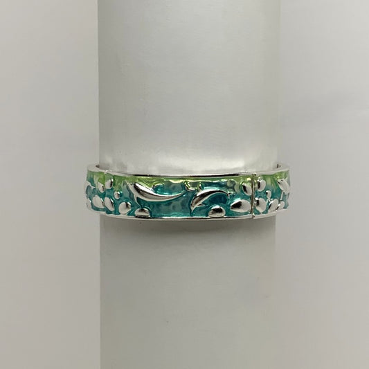 Dolphin Enamel Filled Stretch Bracelet