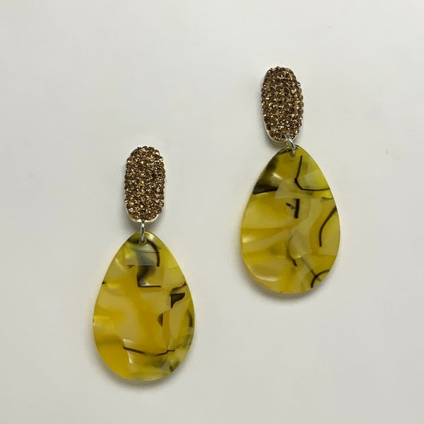 Sparkly Teardrop Earrings