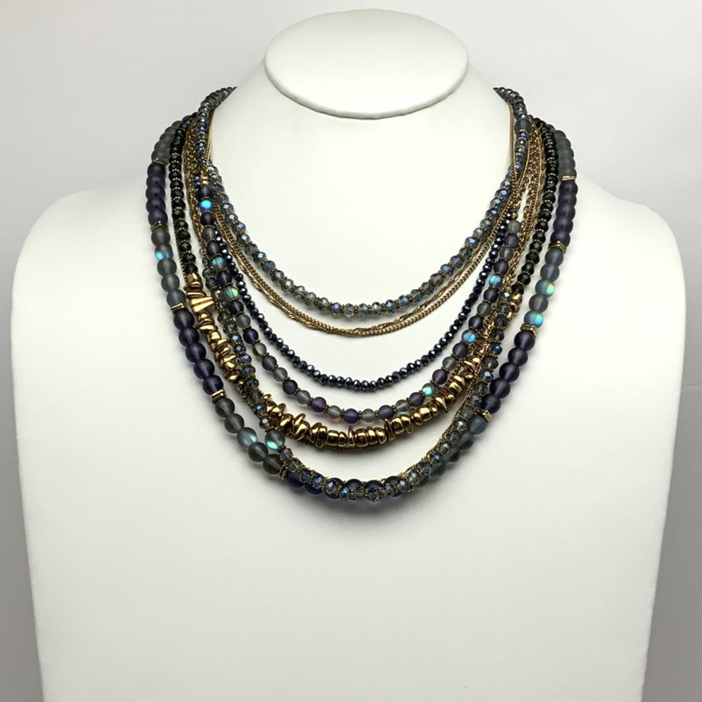 Multi Strand Crystals and Glass Beads