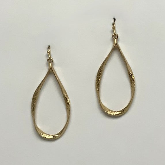 Twist Teardrop Earrings