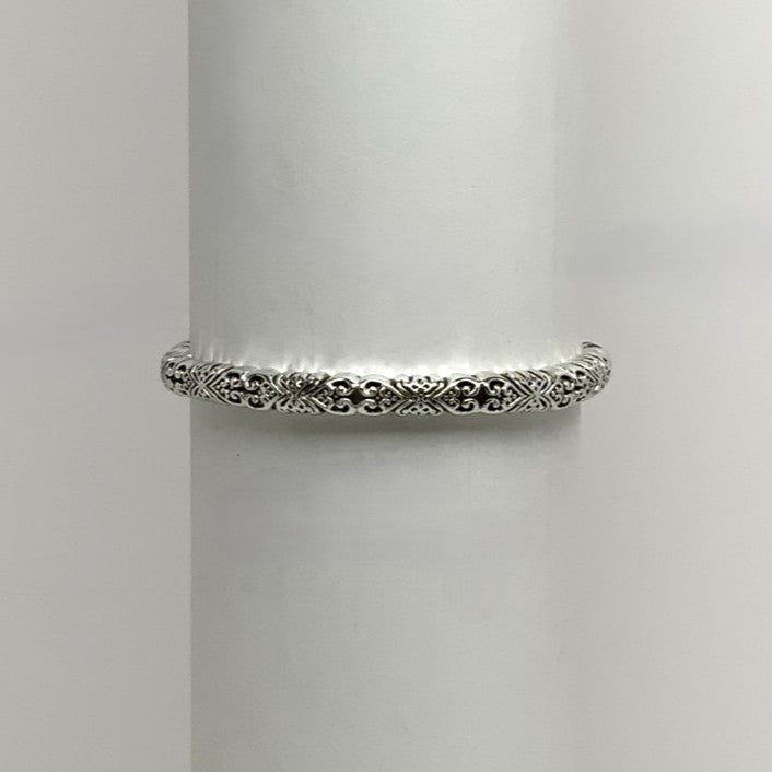 Engraved Patterns Stretch Bracelet