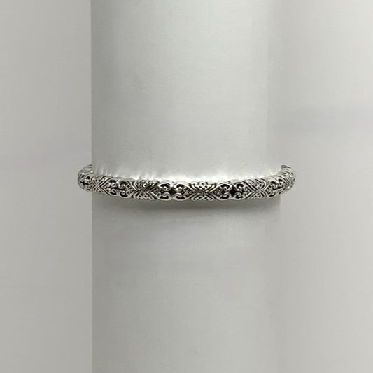 Engraved Patterns Stretch Bracelet