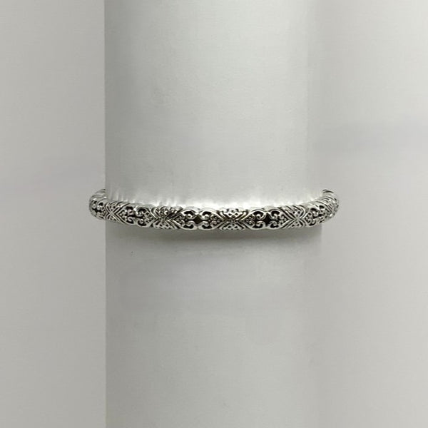 Engraved Patterns Stretch Bracelet