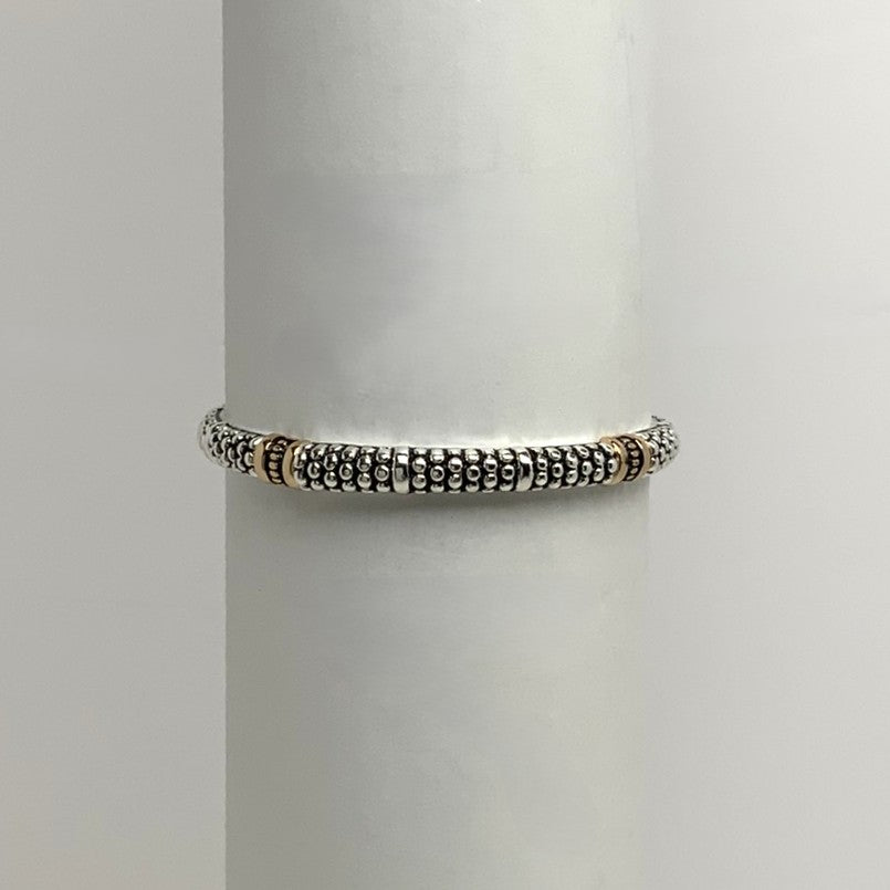 Woven Textured w/Accents Stretch Bracelets