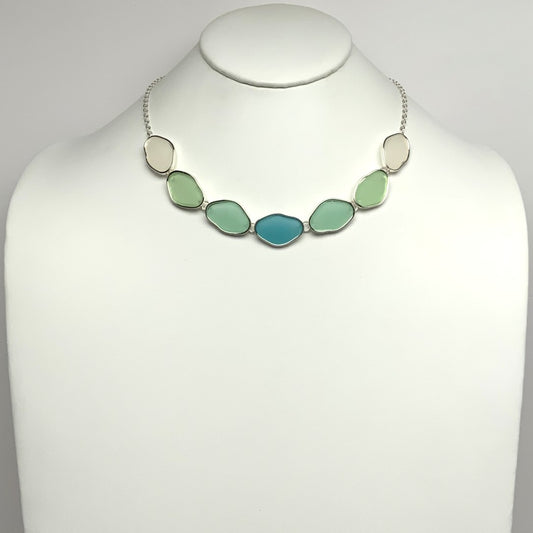 Sea Glass Oval Necklace