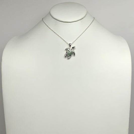 Turtle Open Pendant Necklace