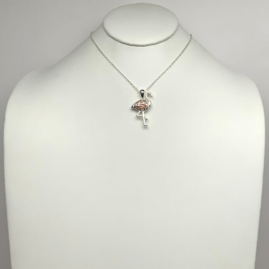Flamingo Pendant Necklace