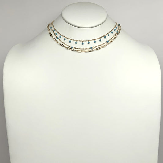 Layered Beaded Necklace