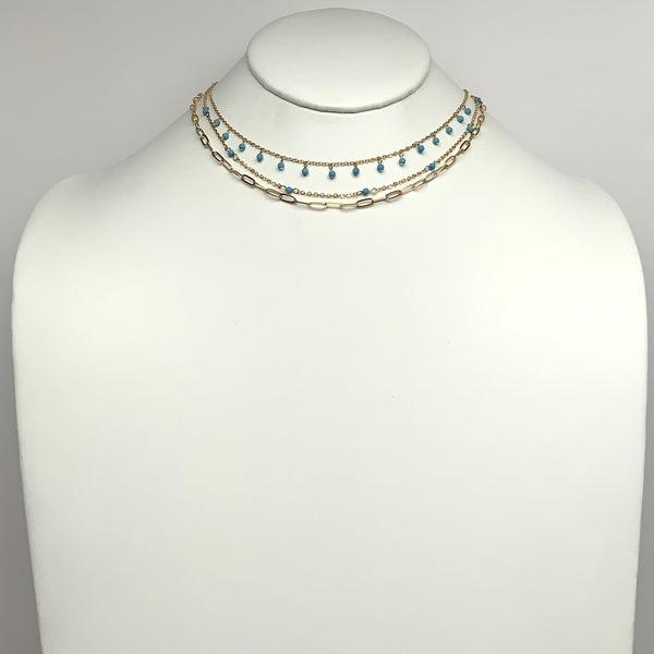 Layered Beaded Necklace