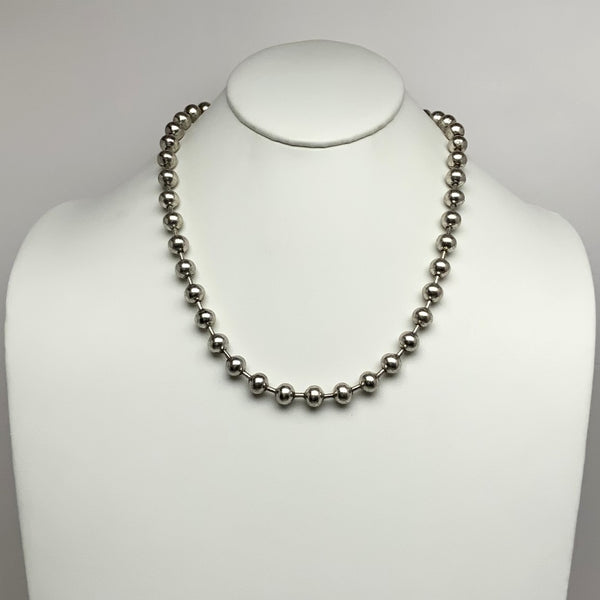 Beaded Chain Chunky Statement Necklace