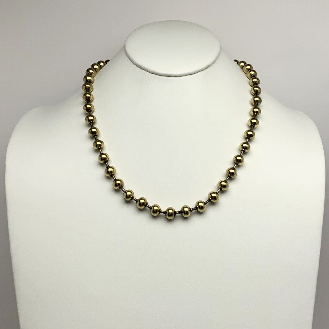 Beaded Chain Chunky Statement Necklace