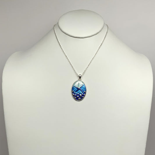 Starfish Oval Necklace