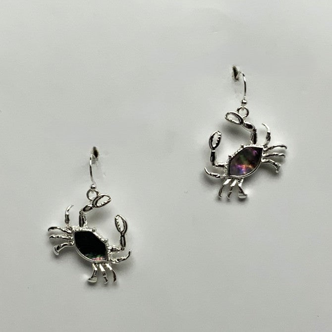 Crab Drop Earrings