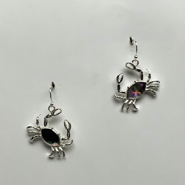 Crab Drop Earrings