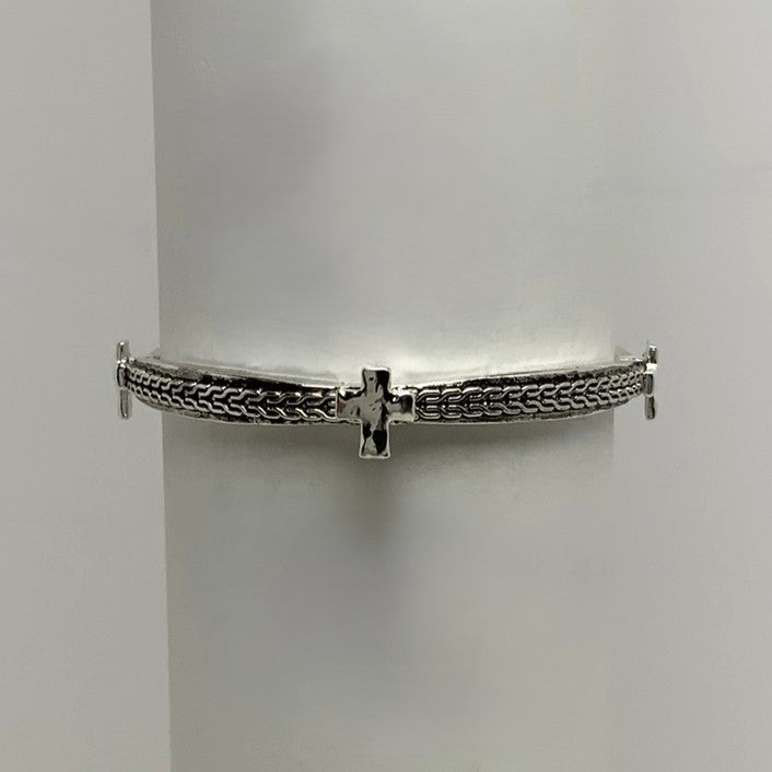 Sleek Cross Religious Bracelet
