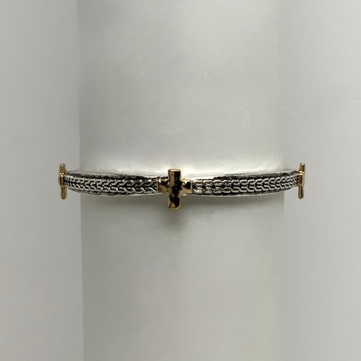 Sleek Cross Religious Bracelet