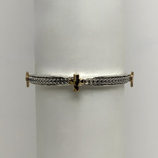 Sleek Cross Religious Bracelet