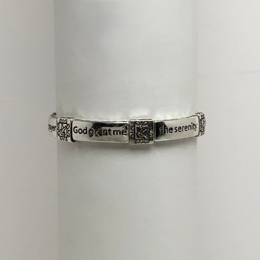 'Serenity Prayer' Stretch Bracelet