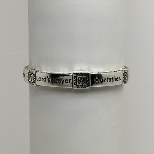 'Lord's Prayer' Religious Stretch Bracelet