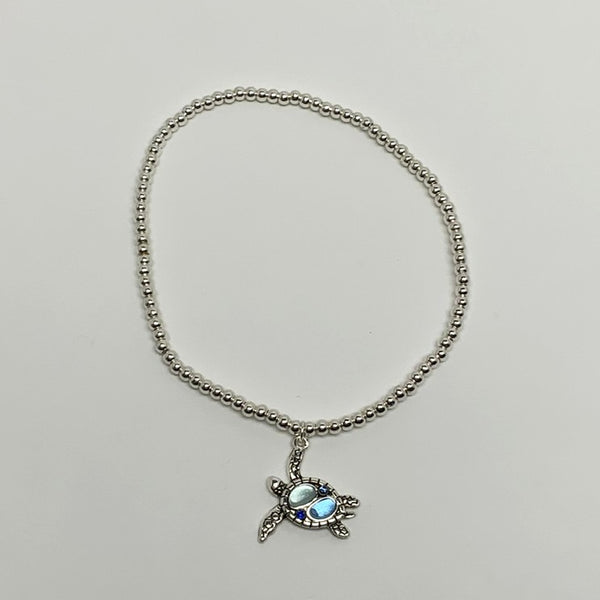 Turtle Stone Decorated Anklet
