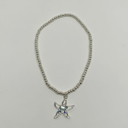 Starfish w/Decorative Stones Anklet