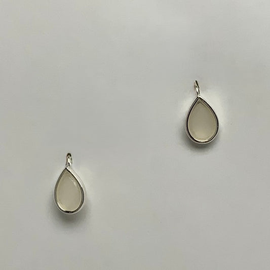 Teardrop Sea Glass Earrings