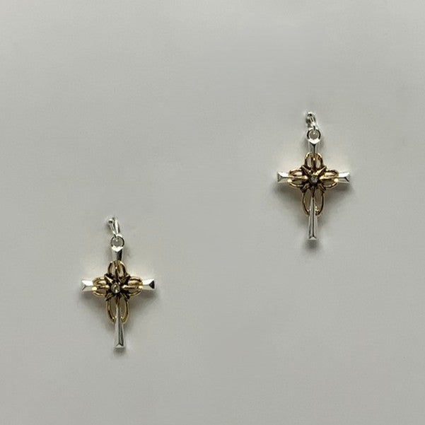 Religion Cross Drop Earrings